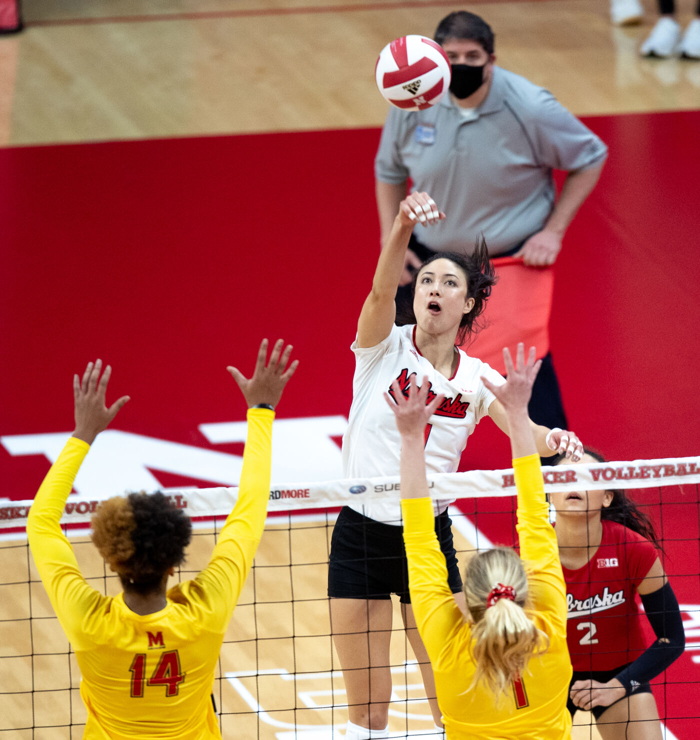 Nebraska Volleyball vs. Maryland Photo No. 2